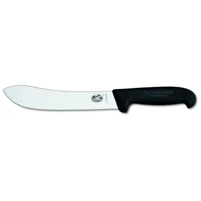 Victorinox Slaktkniv 20 cm bred spets Svart Fibrox