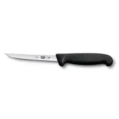 Victorinox Urbeningskniv 12 cm Svart Fibrox, rakt extra smalt blad