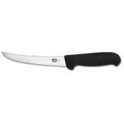 Victorinox Urbeningskniv 15 cm Svart Fibrox med svängt skär