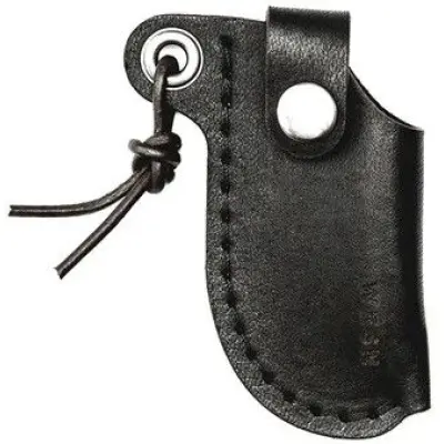 WESN Microblade Leather Sheath Black