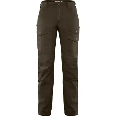 Fjällräven Women's Vidda Pro Ventilated Trousers Short Dark Olive