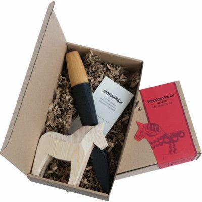 Mora Woodcarving Kit Dala Horse NoColour