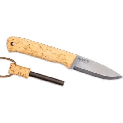 Casström Woodsman with Fire Striker Curly Birch