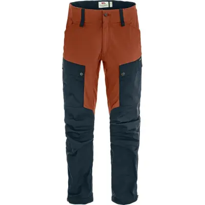 Fjällräven Men's Keb Trousers Dark Navy/Autumn Leaf