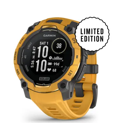 Garmin Instinct 3,45Mm, Solar, Sunburst With Gray Accents, Ww