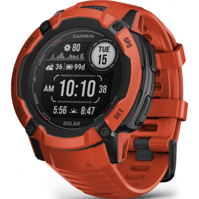 Garmin Instinct 2X Solar Flame Red