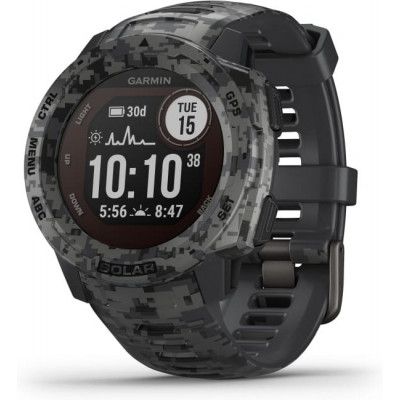 Garmin Instinct Solar Camo Edition Graphite Camo