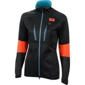 Aclima Lars Monsen Anárjohka Jacket Woman Jet Black/Poinciana/River Blue