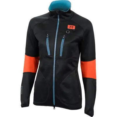 Aclima Lars Monsen Anárjohka Jacket Woman Jet Black/Poinciana/River Blue