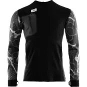 Aclima Men's Lars Monsen Femunden Crewneck Jet Black/Marengo/Femunden Dark