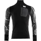 Aclima Men's Lars Monsen Femunden Polo Jet Black/Marengo/Femunden Dark