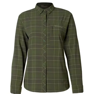 Pinewood Women's Abisko Trekking Longslevve Shirt Moss Green