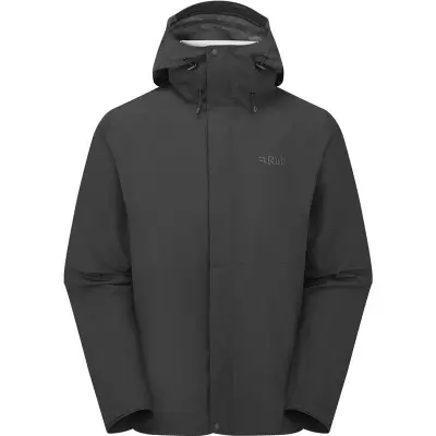 Rab Downpour Jacket Black Black XL