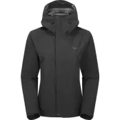 Rab Downpour Jacket Wmns Black Black 14
