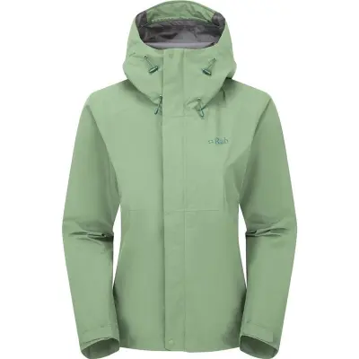Rab Downpour Jacket Wmns Fig Green
