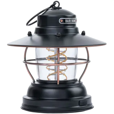 Barebones Outpost Lantern Antique Bronze