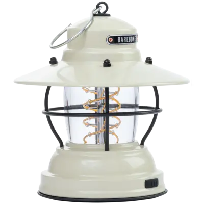 Barebones Outpost Lantern Vintage White