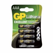 AAA-batteri GP Lithium, 12 st