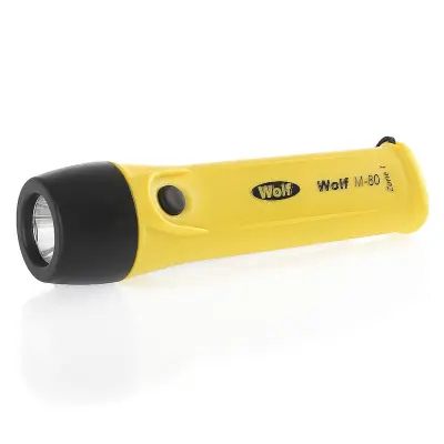 ATEX-ficklampa Wolf M-85 / Zone 0/20, 210 lm, Wolf M-80 Atex / Zone 1, 120 lm