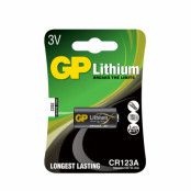 CR123A-batteri GP Lithium, 10 st