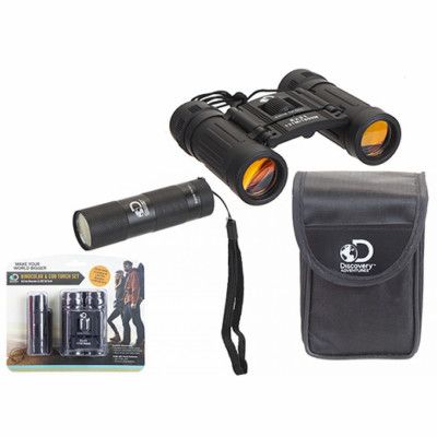 Discovery kikare&ficklampa i väska