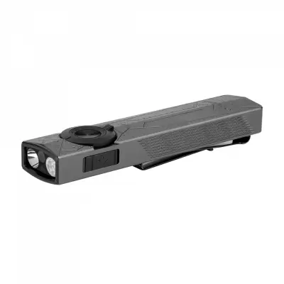 Ficklampa Olight ArkPro - 1500 lm / 124 mm / Laddbar, Mörgrå