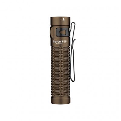 Ficklampa Olight Baton 3 Pro, 1500 lm, Desert Tan