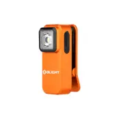 Ficklampa Olight Oclip - 300 lm / 49 mm / Laddbar, Orange