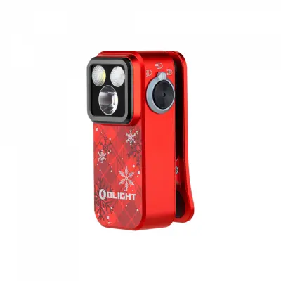 Ficklampa Olight Oclip Pro, 500 lm, Röd