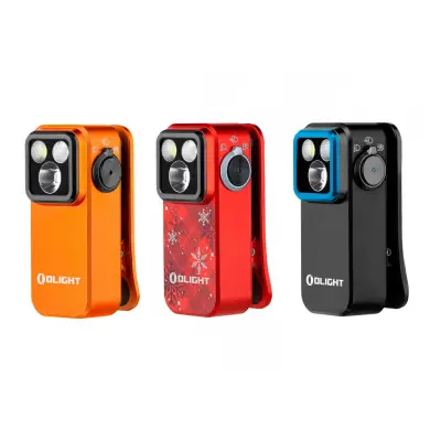 Ficklampa Olight Oclip Pro - 500 lm / 57 mm / Laddbar, Svart