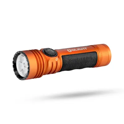 Ficklampa Olight Seeker 4 Pro - 4600 lm / 133 mm / Laddbar, Orange
