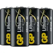 GP Batteries GP Lithiumbatteri CR 123A, 4-pack