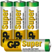 GP Batteries GP Super Alkaline AA-batteri, 15A/LR6, 4-pack