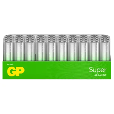GP Batteries GP Super Alkaline AA-batteri, 15A/LR6 40-pack