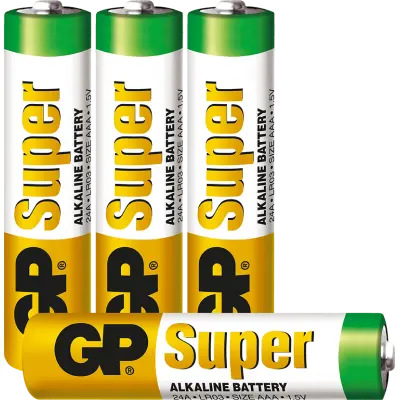 GP Batteries GP Super Alkaline AAA-batteri, 24A/LR03, 4-pack