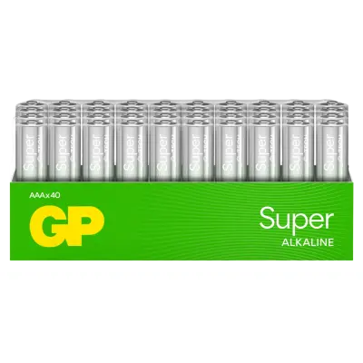 GP Batteries GP Super Alkaline AAA-batteri, 24A/LR03 40-pack