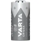 Varta Litiumbatteri Cr123A 3V Blister Silver Grå