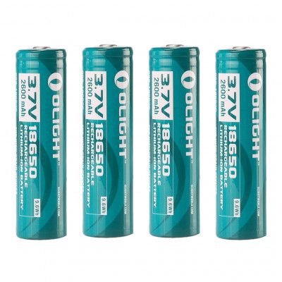 18650 Li-ion batteri Olight, 2600 mAh, 4 st