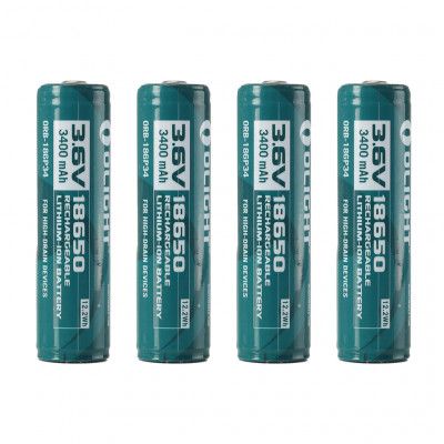 18650-batteri Olight - 3400 mAh, 4 st