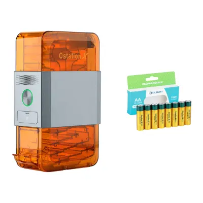 Laddstation Olight Ostation X AA, Laddstation + 8 st Olight AA-batterier