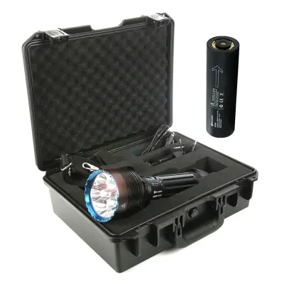 Sökljus Olight X9R - 25000 lm / 320 mm / Laddbar, Komplett paket + extra batteri
