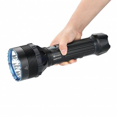 Sökljus Olight X9R - 25000 lm / 320 mm / Laddbar, Komplett paket - Ett batteri