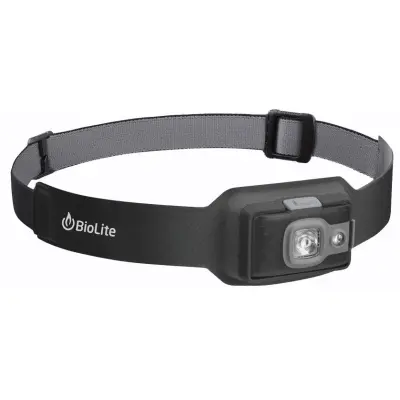 BioLite Headlamp 200 Uppladdningsbar Midnight Grey