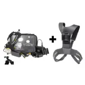 Cykelhjälmslampa LUMONITE Air2 - 2489 lm / Laddbar, Grundpaket + Batterisele