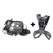 Pannlampa LUMONITE Air (v.2) - 2489 lm / Laddbar, Grundpaket + batterisele