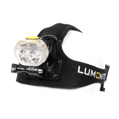 Pannlampa LUMONITE Air (v.2) - 2489 lm / Laddbar, Grundpaket (lampa, batteri, laddare, pannband)