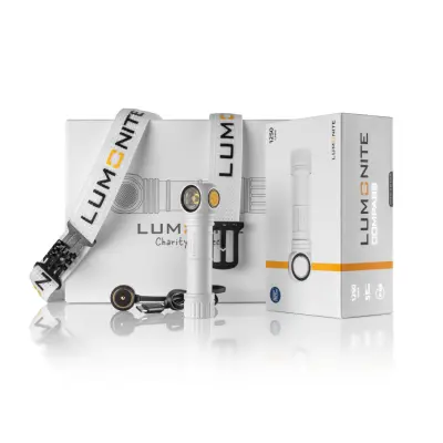 Pannlampa LUMONITE Compass, 1250 lm, Lumonite Charity Compass - Komplett paket