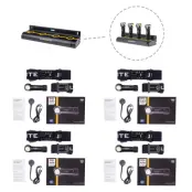 Pannlampa LUMONITE Vector V2 - 500 lm / Laddbar, 4 x Grundpaket + Laddstation