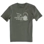 Lemmel Kaffe T-shirt"Vid Utkanten"Khaki Green XL