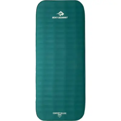Sea To Summit Comfort Deluxe Self-Inflating Sleeping Pad Large Rectangular Wide Rain Forest